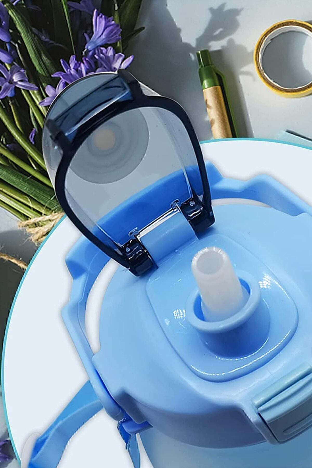 Eldorado 3lü Set Bpa Içermez Motivasyonel Su Matarası Yeşil Su Matarası,su Şişesi,suluk