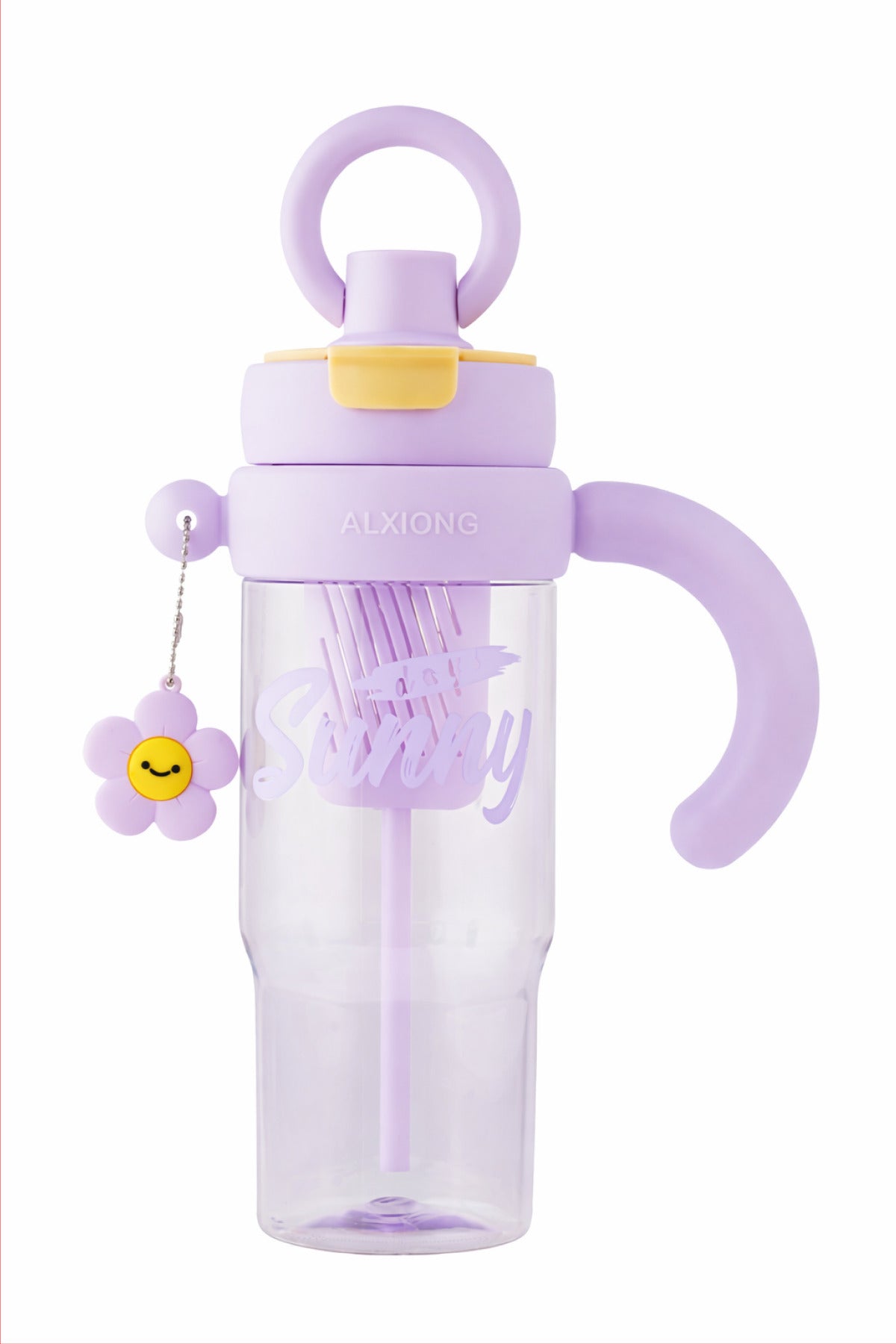 Portosino Bpa İçermez Kolay Taşınabilir Detoks Bölmeli Su Matarası 1200ML (1.2L) Mor