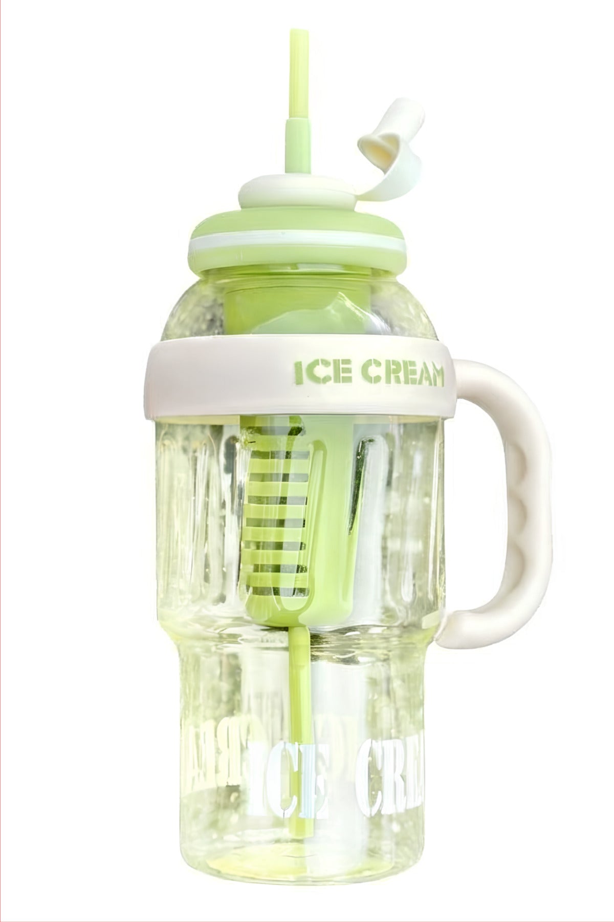 Longinus Bpa İçermez Kolay Taşınabilir Detoks Bölmeli Su Matarası 1300ML (1.3L) Yeşil