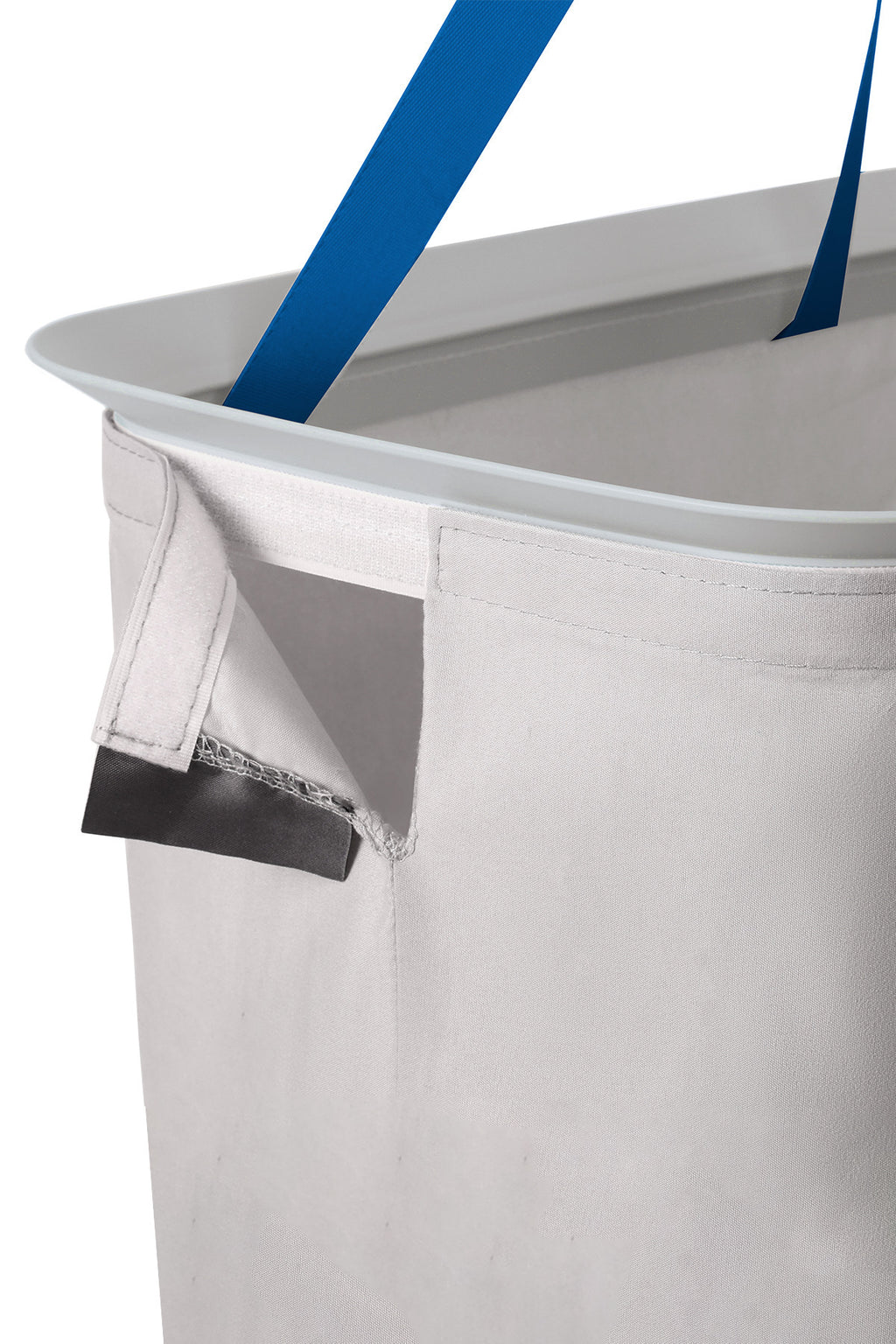Paloma 60l Tek Yıkanabilir Bölmeli Katlanabilir Kumaş Kirli Çamaşır Sepeti Light Gray