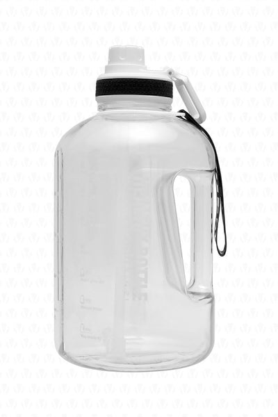 Winta Bpa Içermez Motivasyonel Su Matarası 2.5 Lt Beyaz Su Matarası, Su Şişesi, Suluk (ÇANTASIZ)