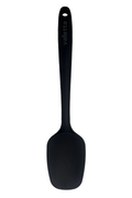 Tekli Isıya Dayanıklı Yanmaz Yapışmaz Silikon Spatula Siyah